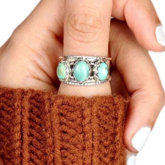 Aqua Ring Size 8 - Picture 1 of 9